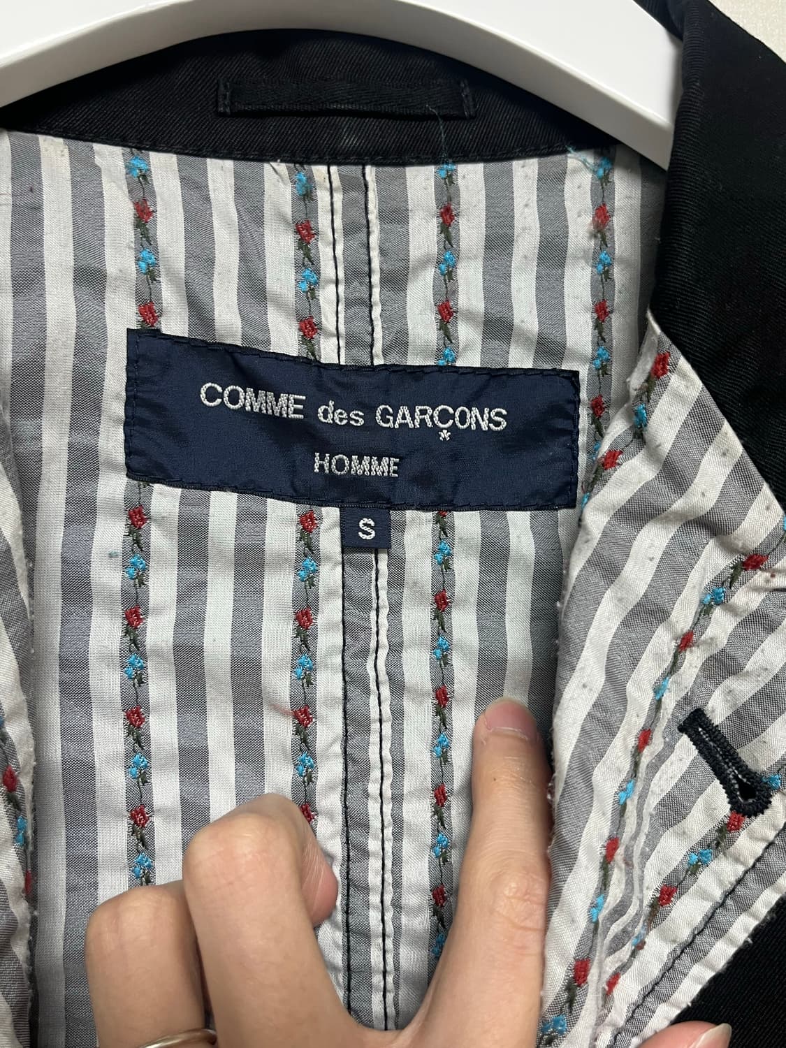 꼼데가르송 옴므 리버시블 블레이저S 상품이미지7