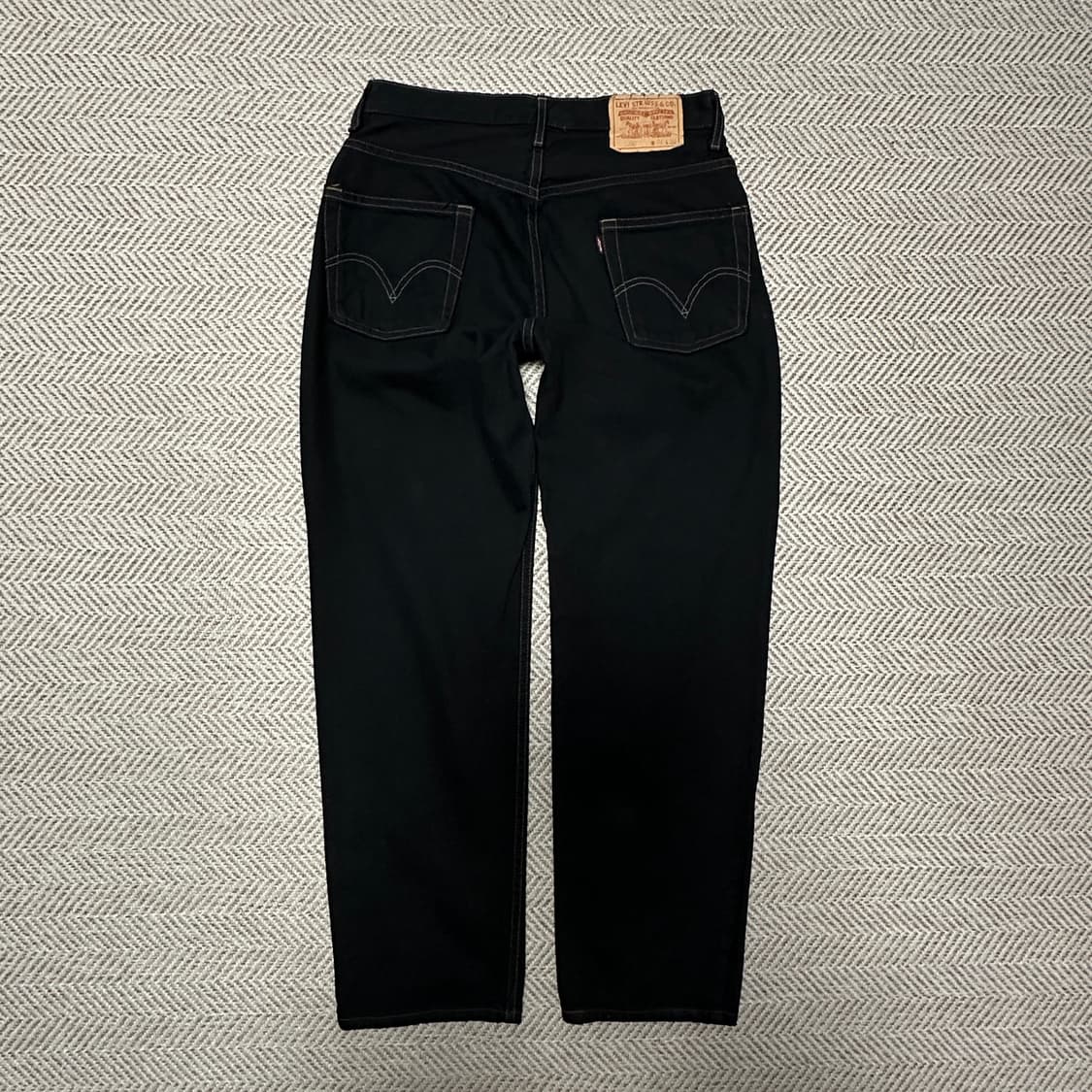 LEVI'S 550 00's vintage black jeans 상품이미지2