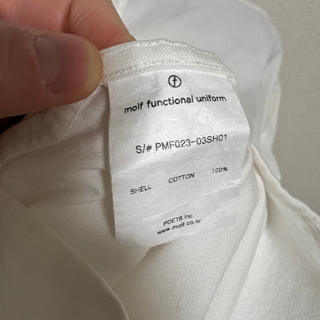 모이프 유니폼 셔츠 / 에크루, 2 상품이미지8