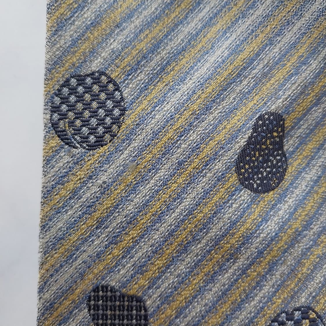 지방시 실크 그레이 스트라이프&도트 넥타이 9.9cm A등급 K1095
 상품이미지9