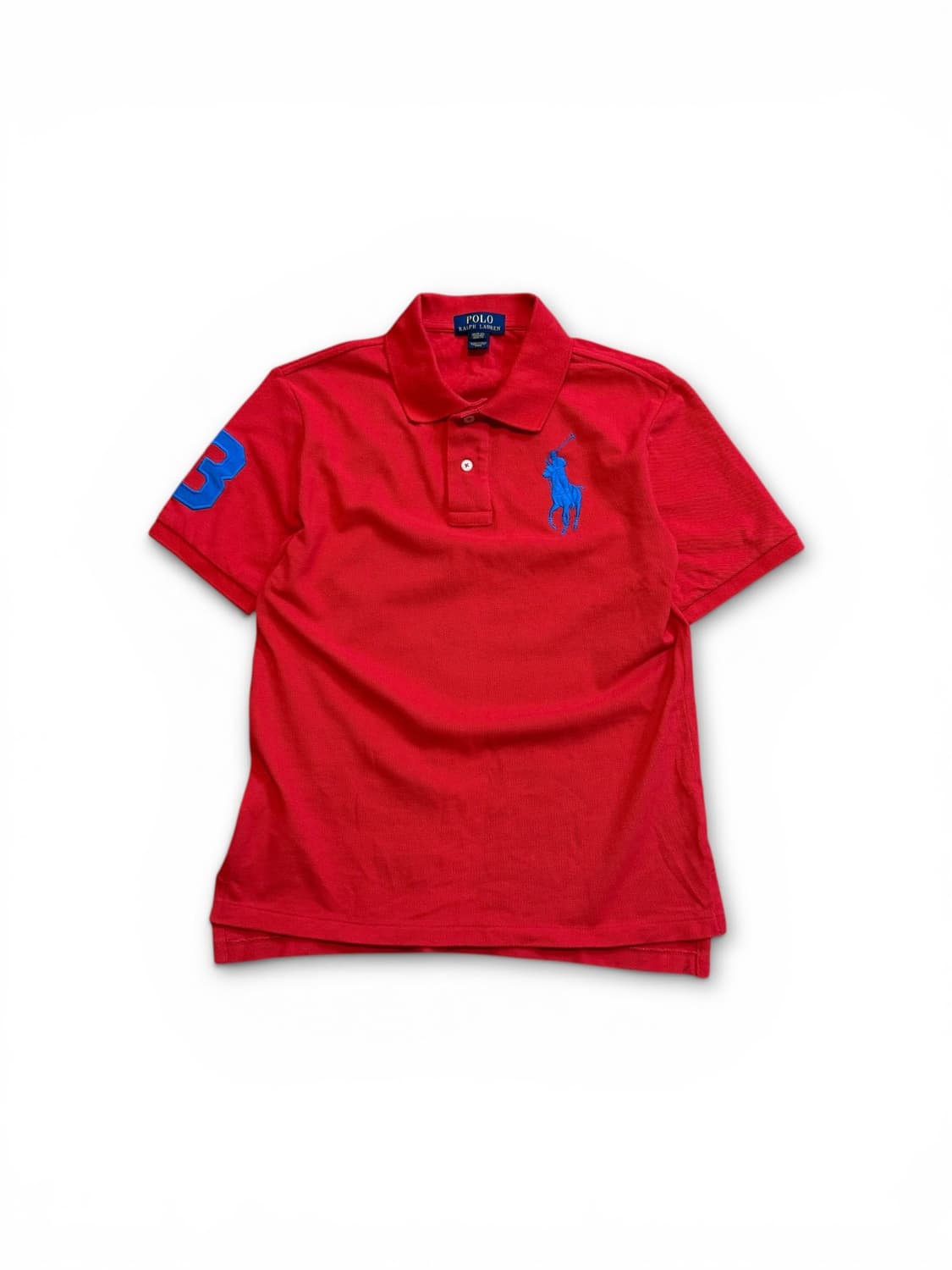 폴로 랄프로렌 레드 빅포니 반팔 티셔츠 상품이미지1