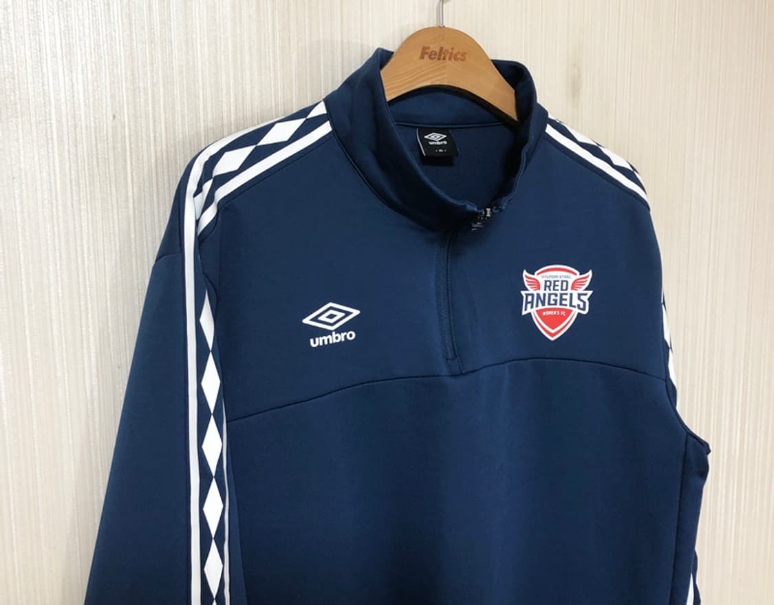 WK리그 엄브로 인천 현대제철 레드엔젤스 선수실착 트레이닝탑 XL 상품이미지5