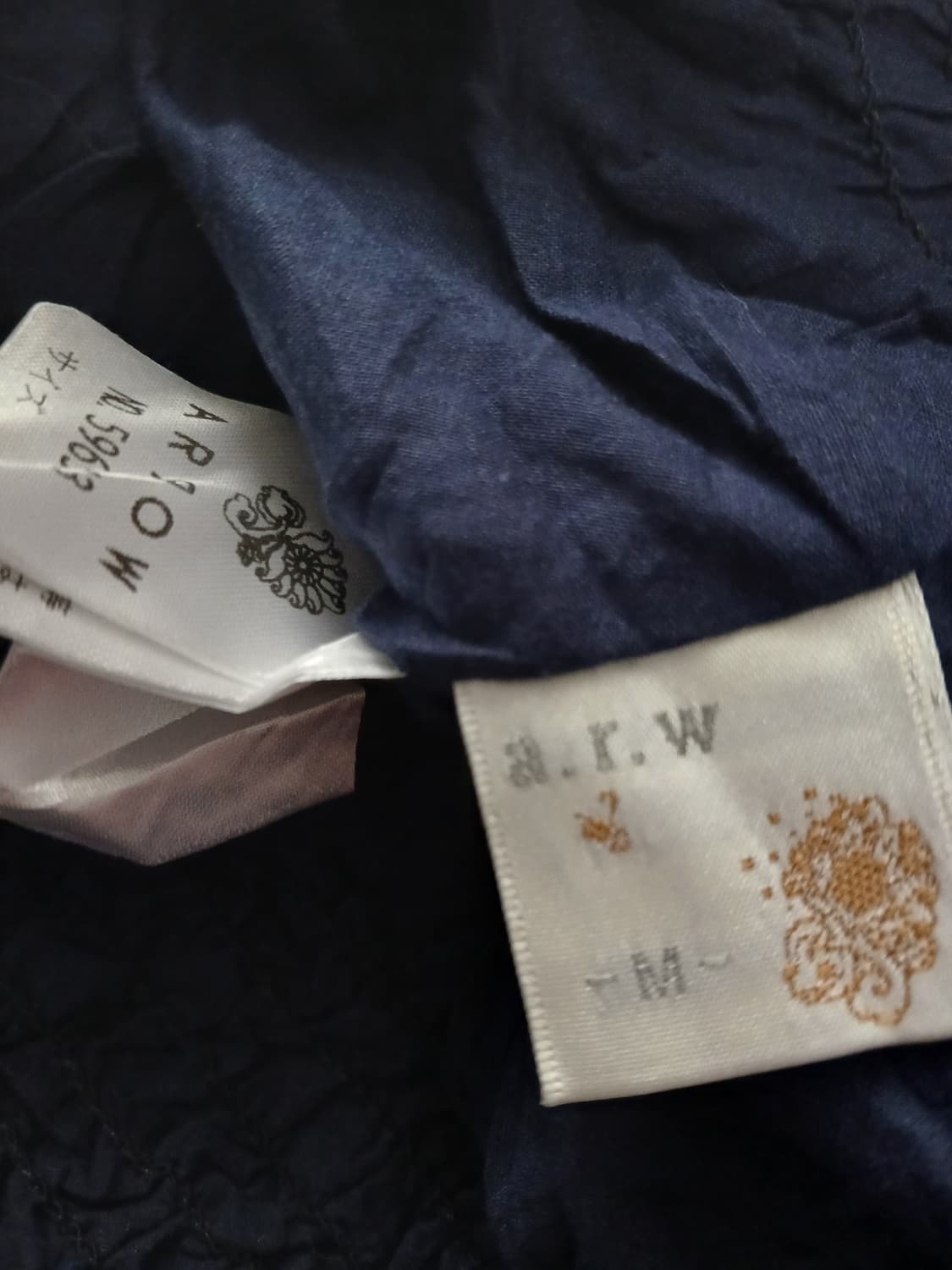 모리걸 arrow 네이비 스커트 상품이미지2