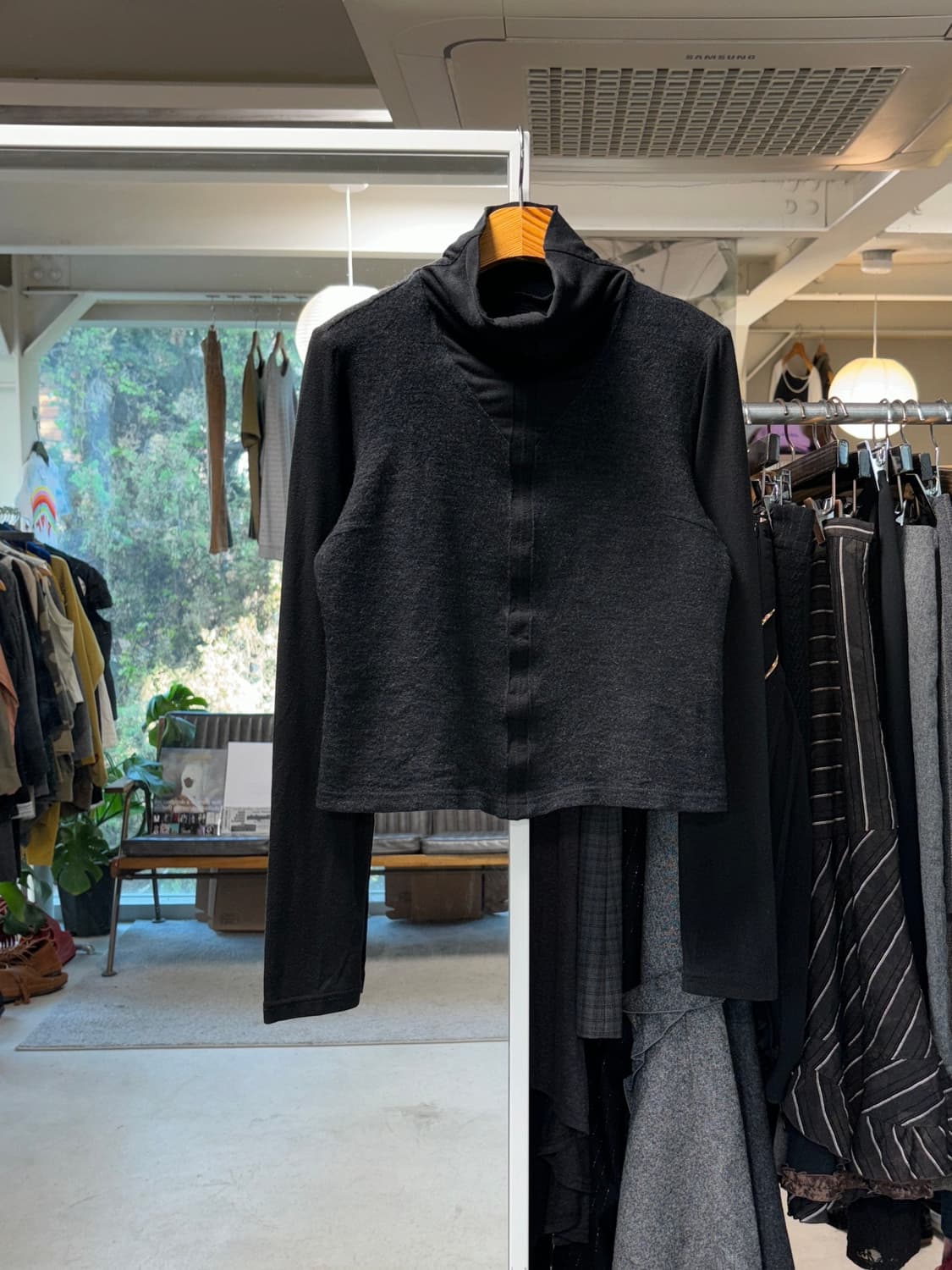 히로코 비스 에센셜 레이어드 하이넥 니트 상품이미지1