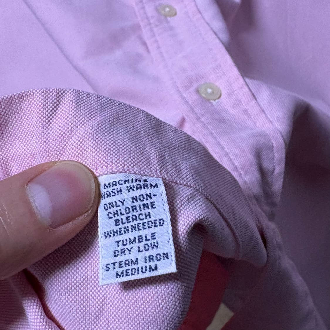폴로 랄프로렌 핑크 옥스포드 셔츠 xl 상품이미지4