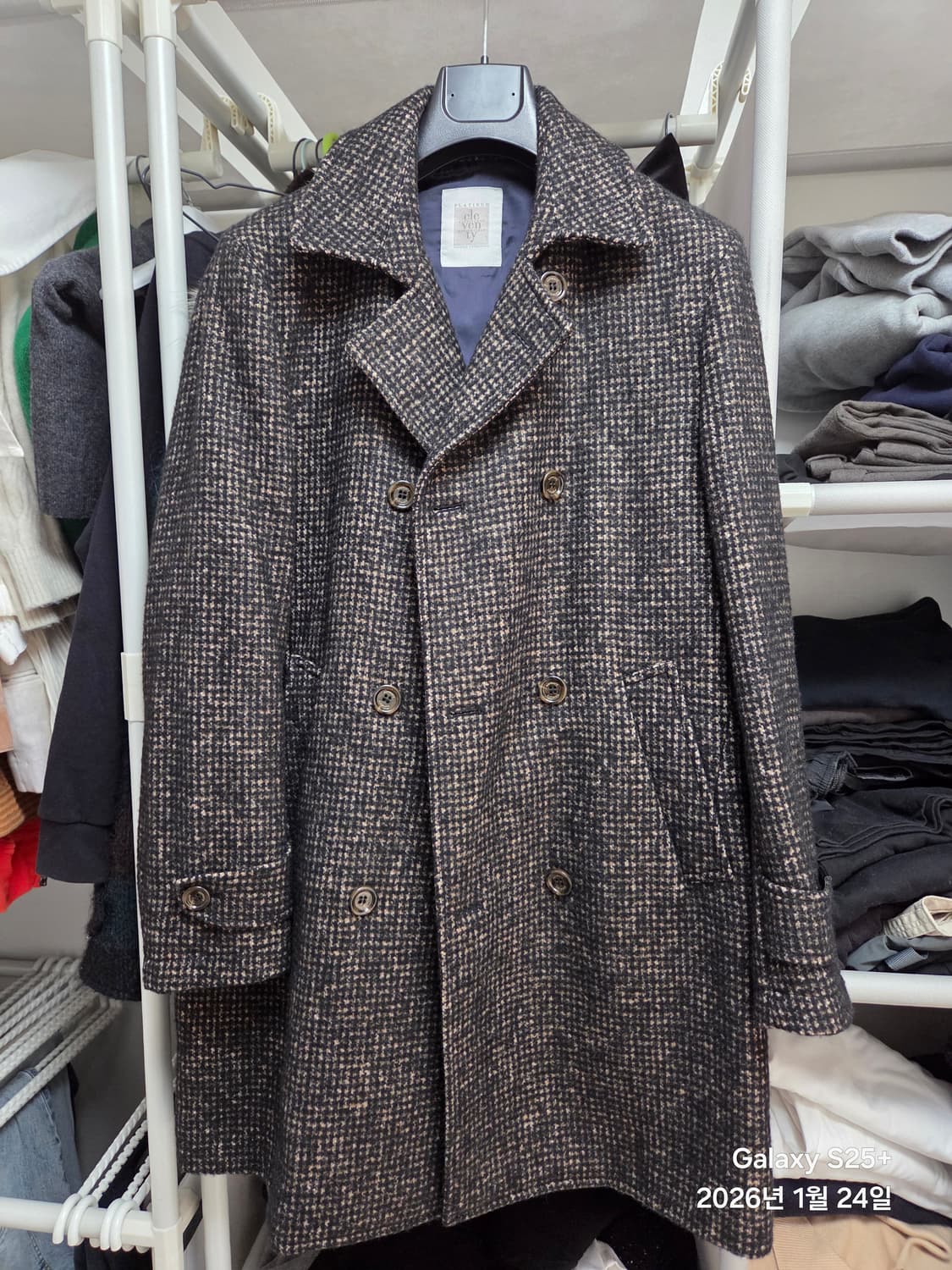 일레븐티 알파카 더블코트 상품이미지2