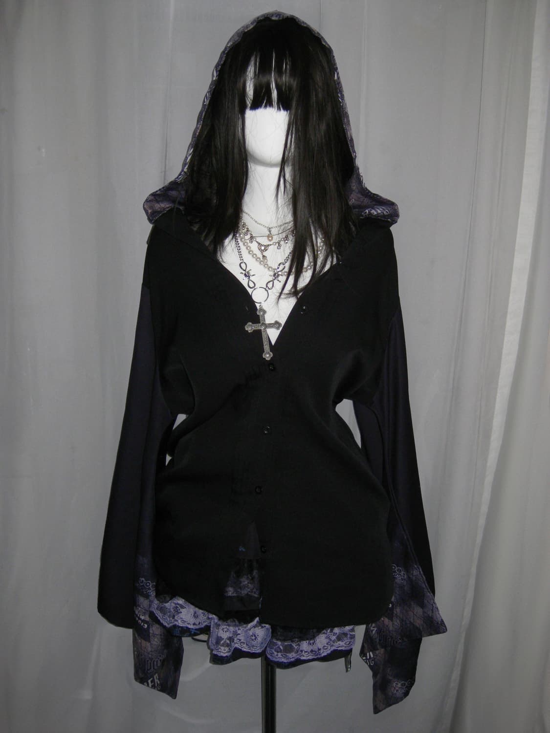 Nier clothing 기모노 서브컬쳐 후드집업 상품이미지2