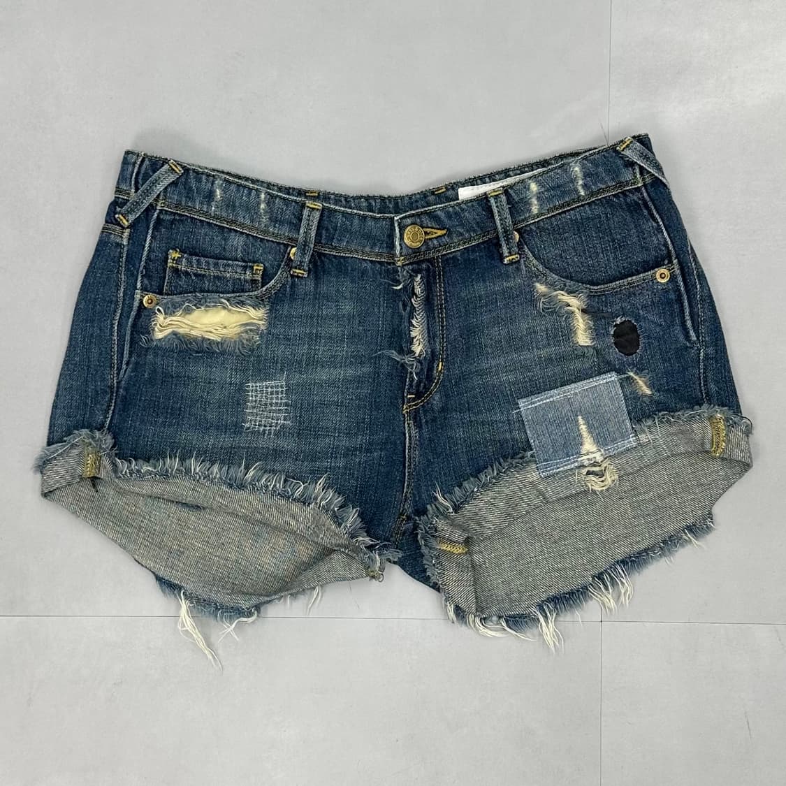 sass&bide damage patchwork short-pants 상품이미지3