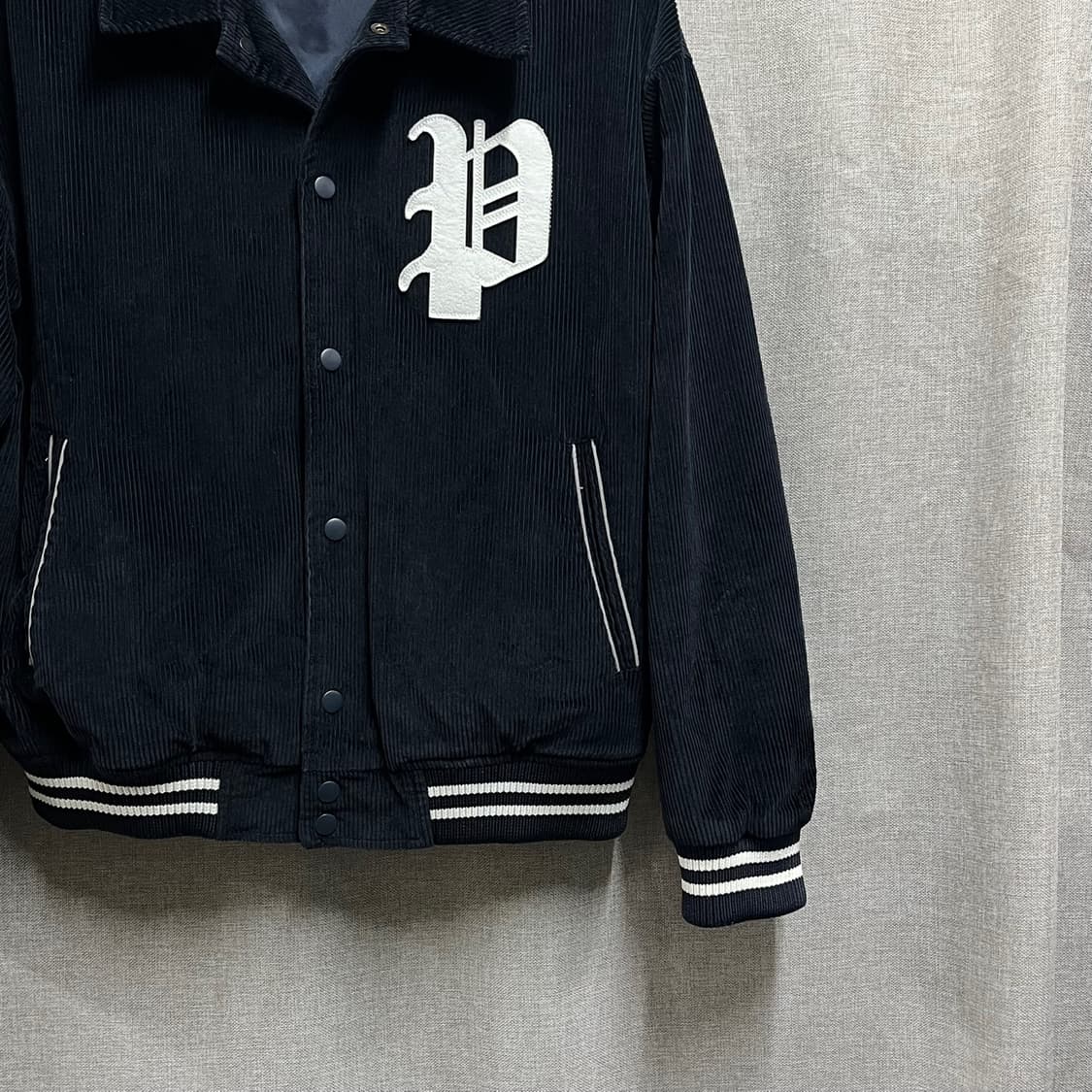 [M] 파르티멘토 코듀로이 바시티 블루종 자켓 상품이미지3