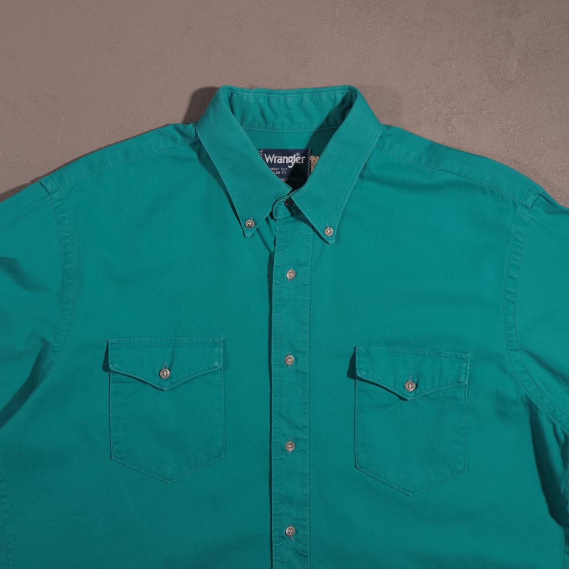 90s made in usa 랭글러 헤비코튼 셔츠 상품이미지2