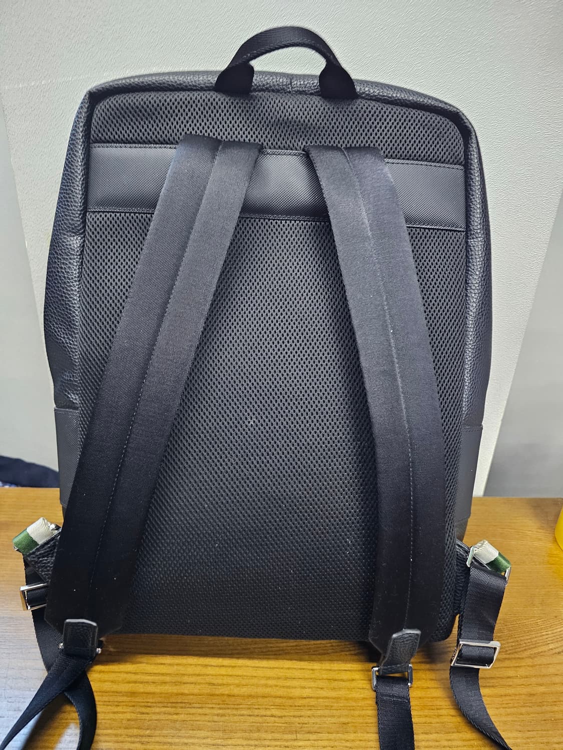 라코스테 시티코트 블랙 백팩 가죽 상품이미지8