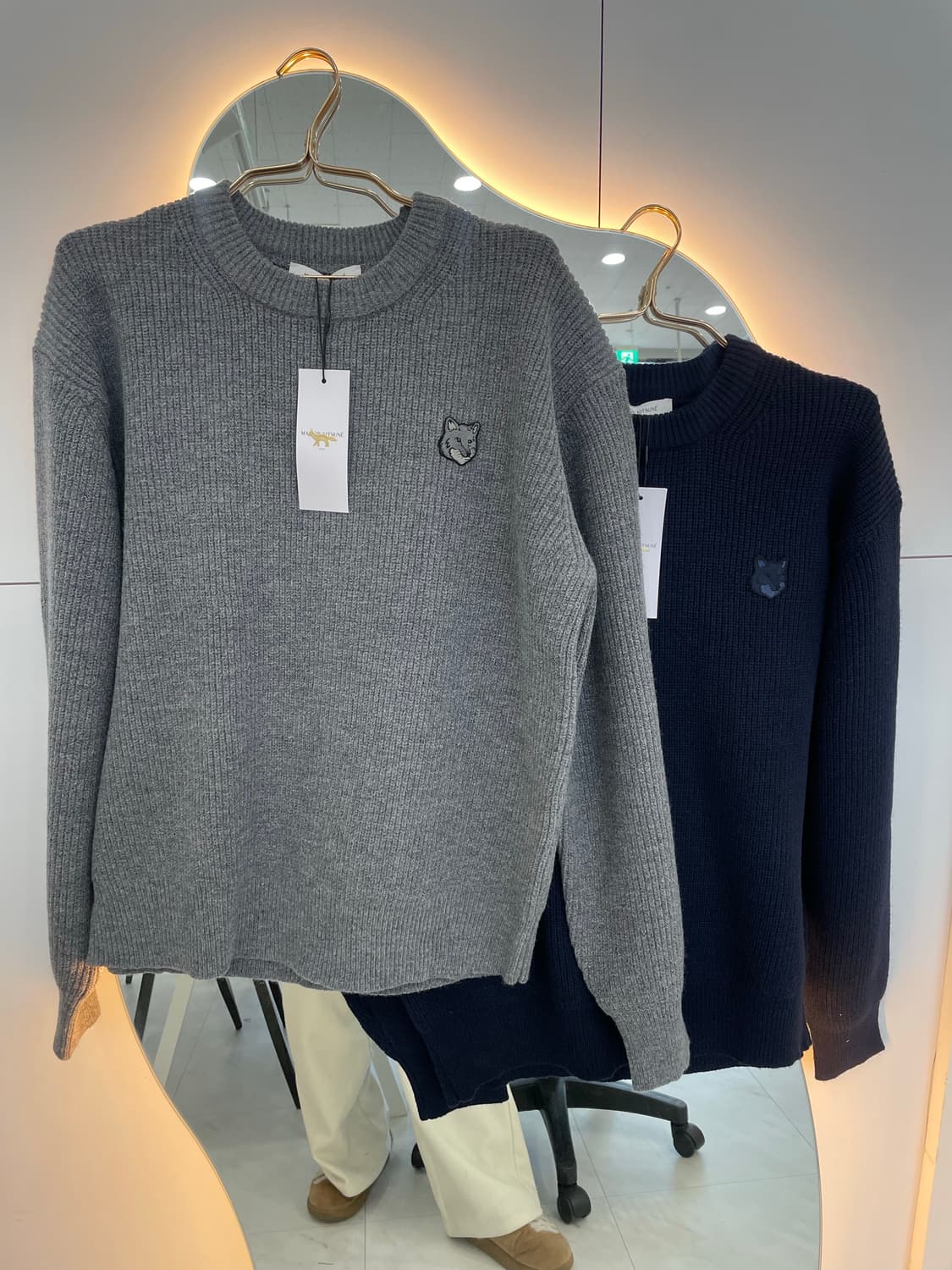 [새상품] [인기최고] 메종키츠네 니트 남여공용 상품이미지1
