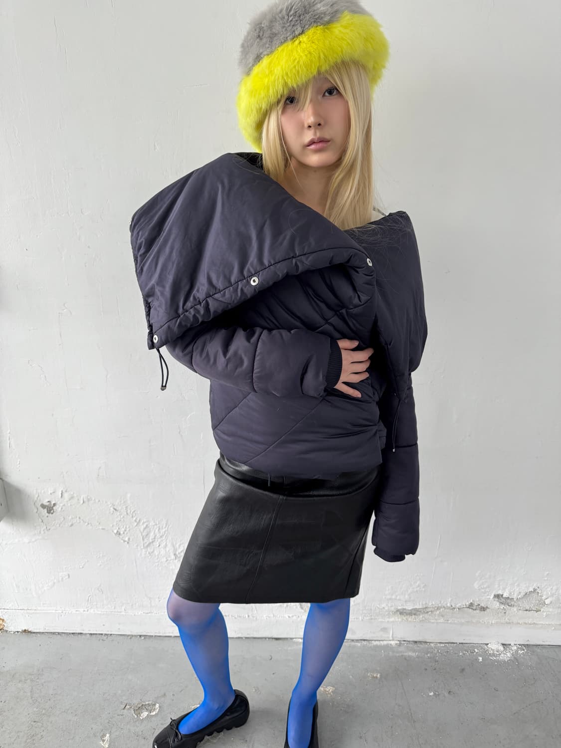 AdidasXStellaMcCartney big collar jacket 상품이미지1