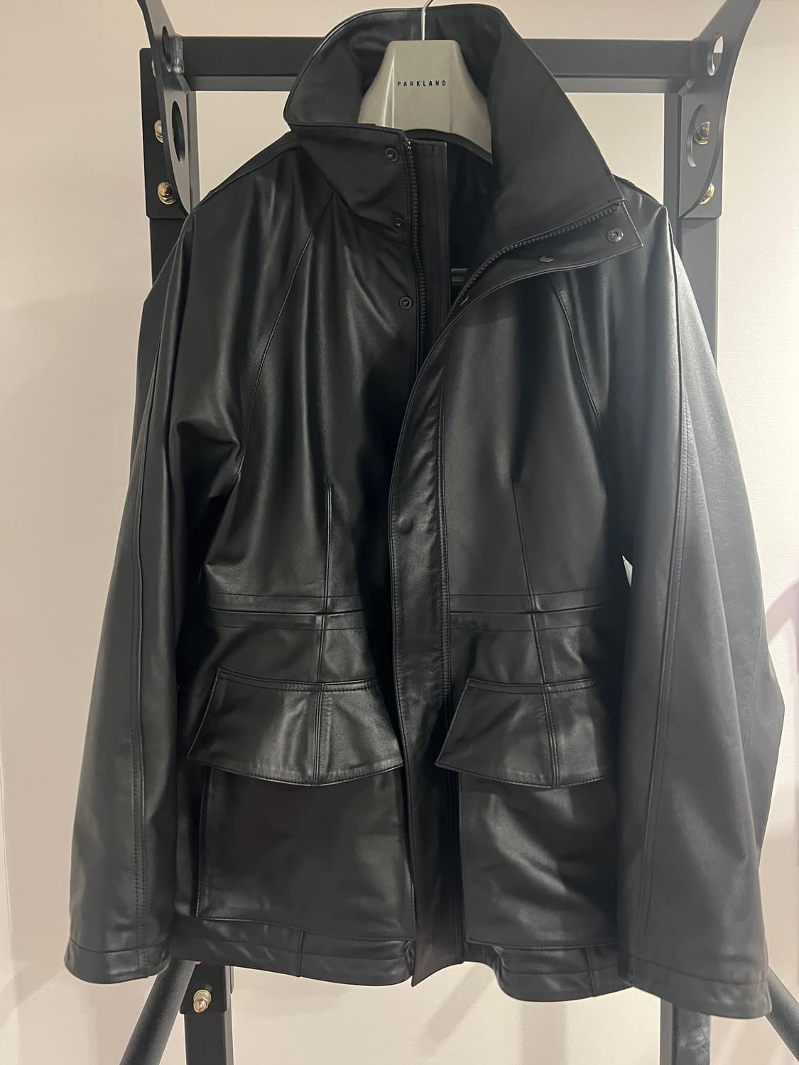 머듈 레더 파카 4사이즈 상품이미지2