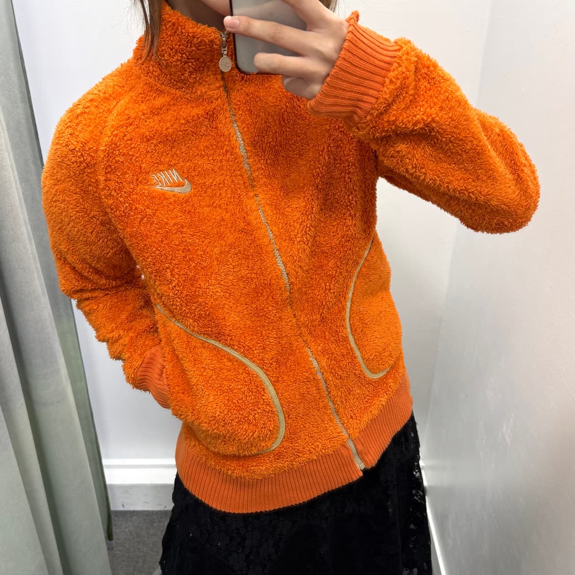 나이키 오렌지 플리스 자켓 상품이미지2