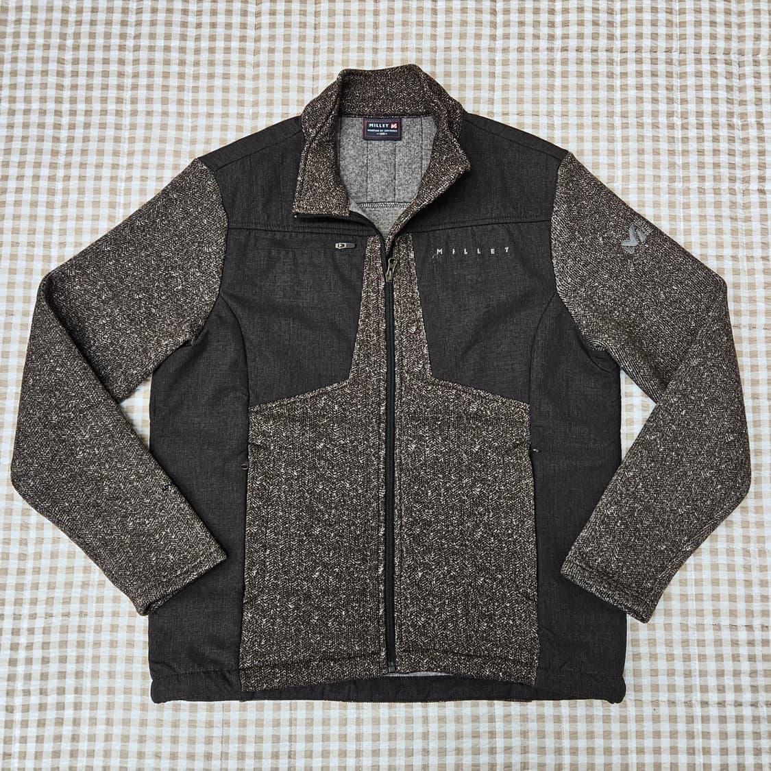 밀레 기모 집업자켓 남자100 상품이미지1