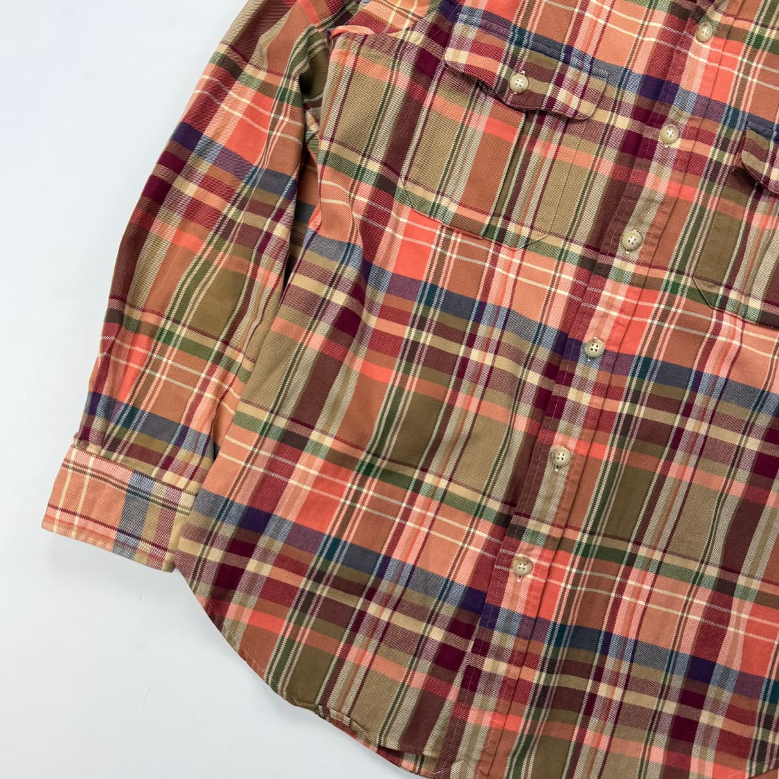 폴로 랄프로렌 클래식 타탄체크 엘보패치 셔츠 상품이미지5