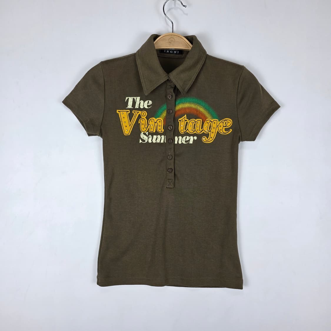 y2k 헤이세이 피케 티셔츠 상품이미지2