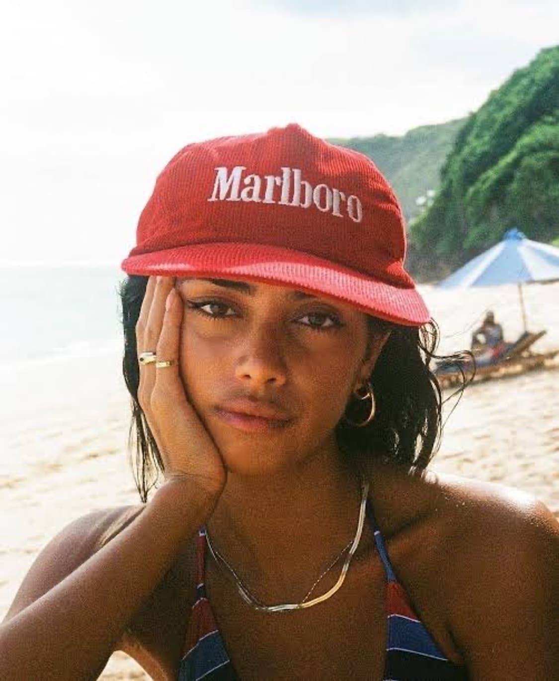 80s 빈티지 말보로 코듀로이 모자 Vintage Marlboro Cap 상품이미지10