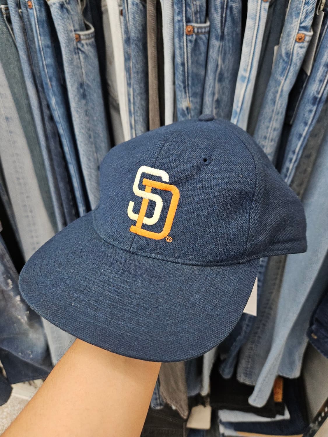 1990's Annco 샌디에고 파드라스 MLB 스냅백 모자 볼캡 상품이미지2