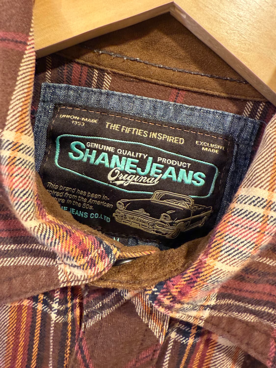 쉐인진 웨스턴 체크셔츠 상품이미지2