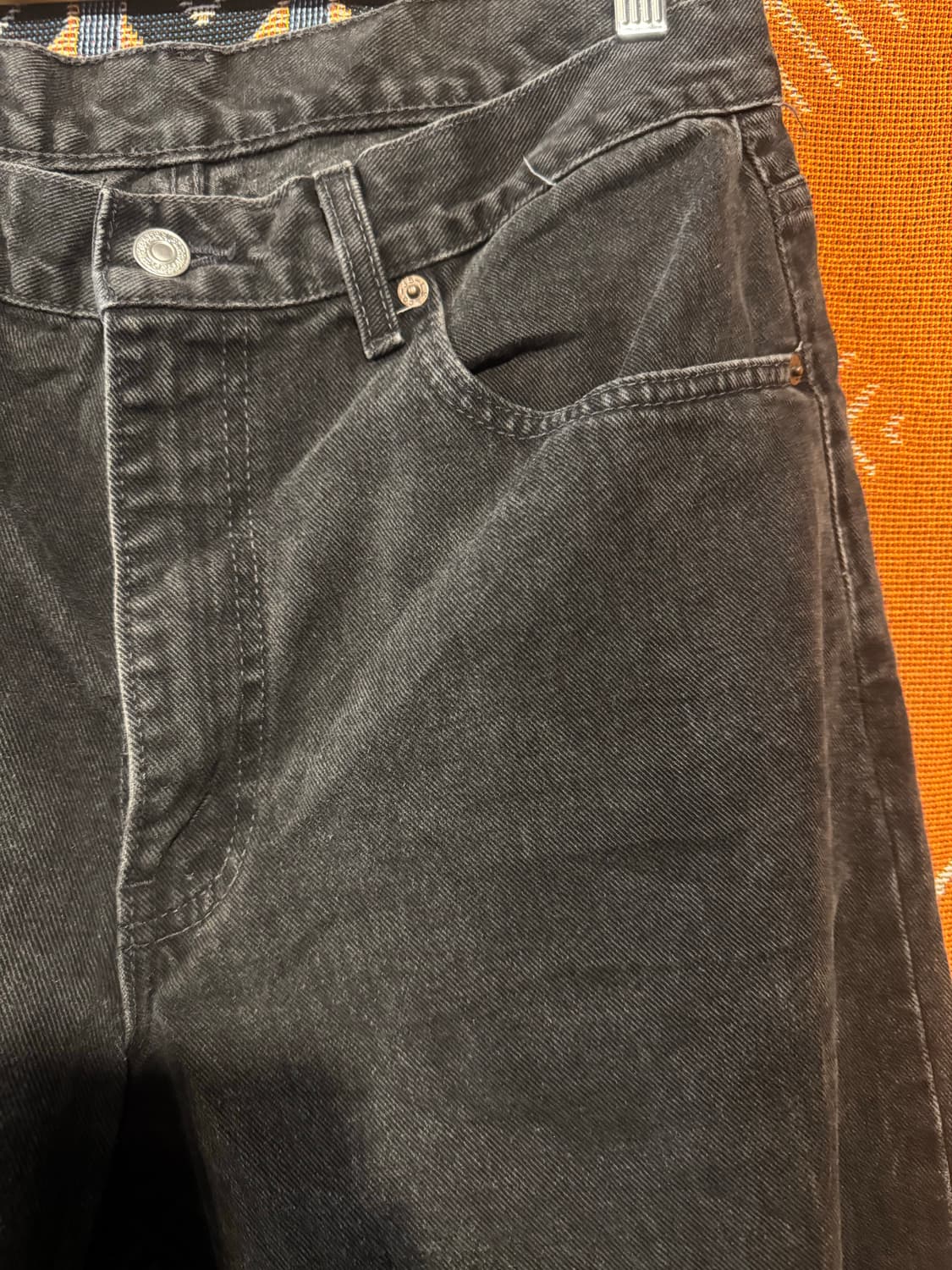 리바이스 550 00s USA데님팬츠 블랙 상품이미지3