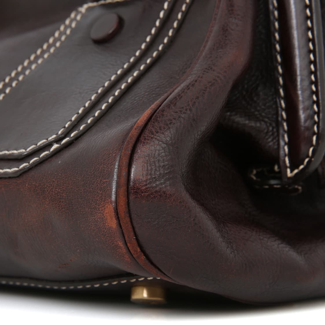 셀린느 빈티지 엘라 프레임 사첼백 브라운 보스턴 토트 상품이미지10