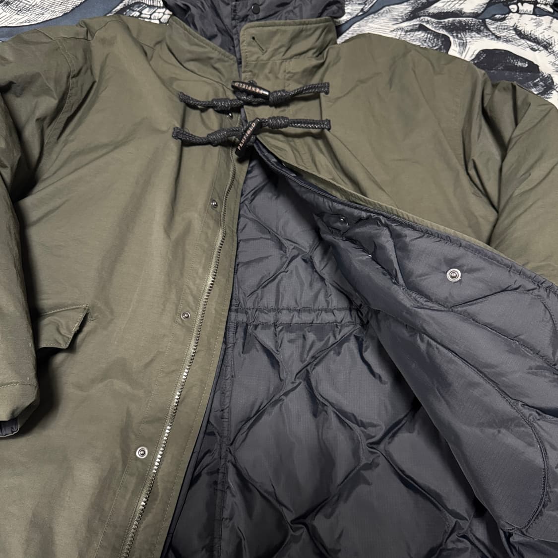 펜필드  더플 리버시블 파카 덕다운 패딩 M사이즈 상품이미지8