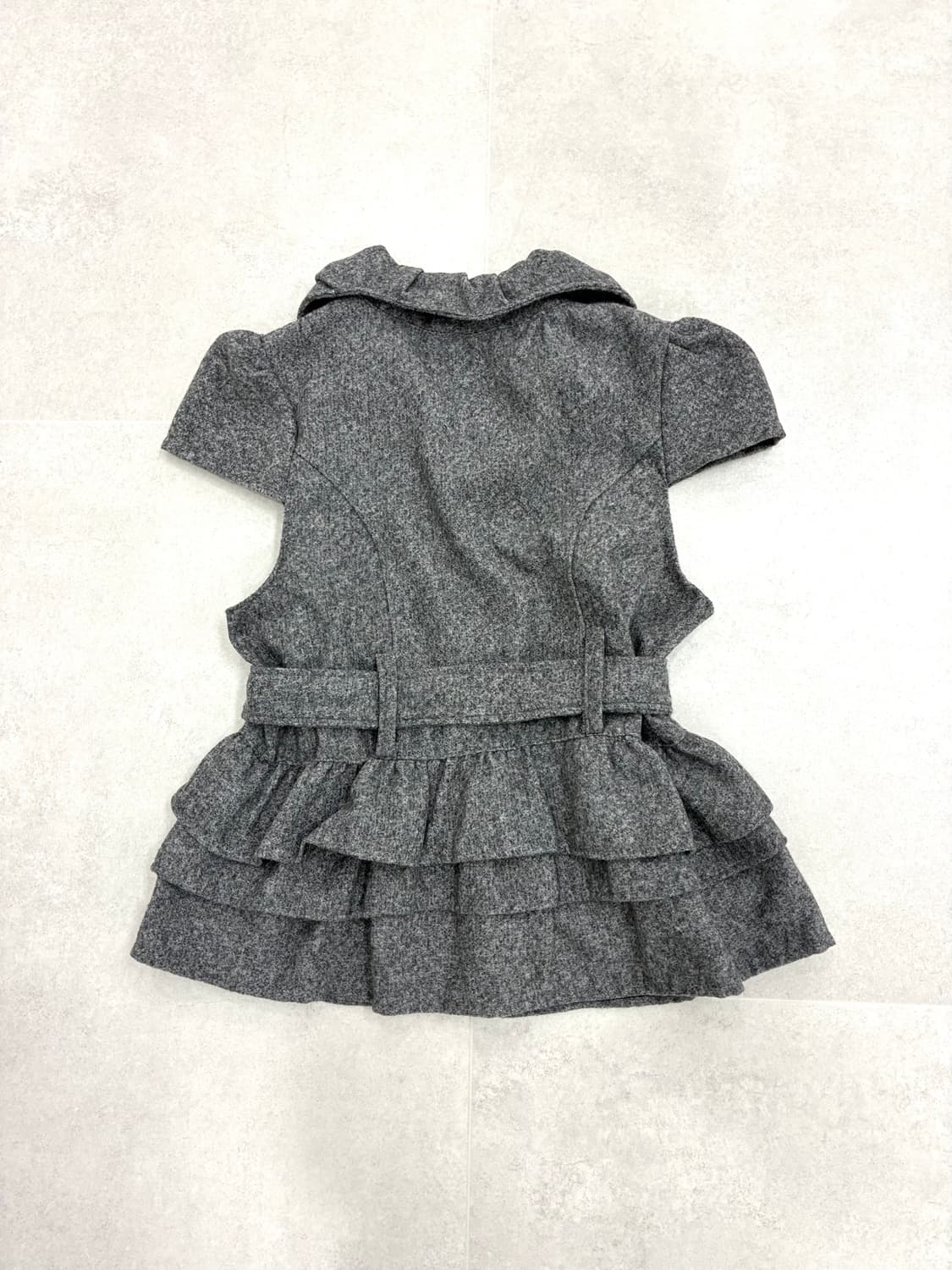 버튼 반팔 자켓 상품이미지3