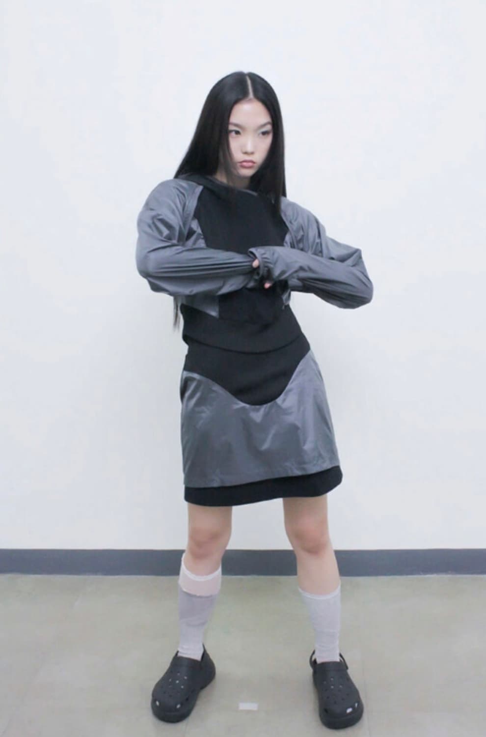 오호스 셋업 투웨이 후디 볼레로 / 치마  상품이미지1