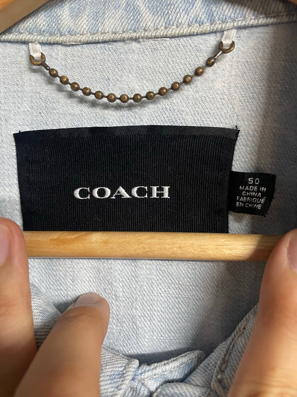 코치 모노그램 데님 자켓 상품이미지2