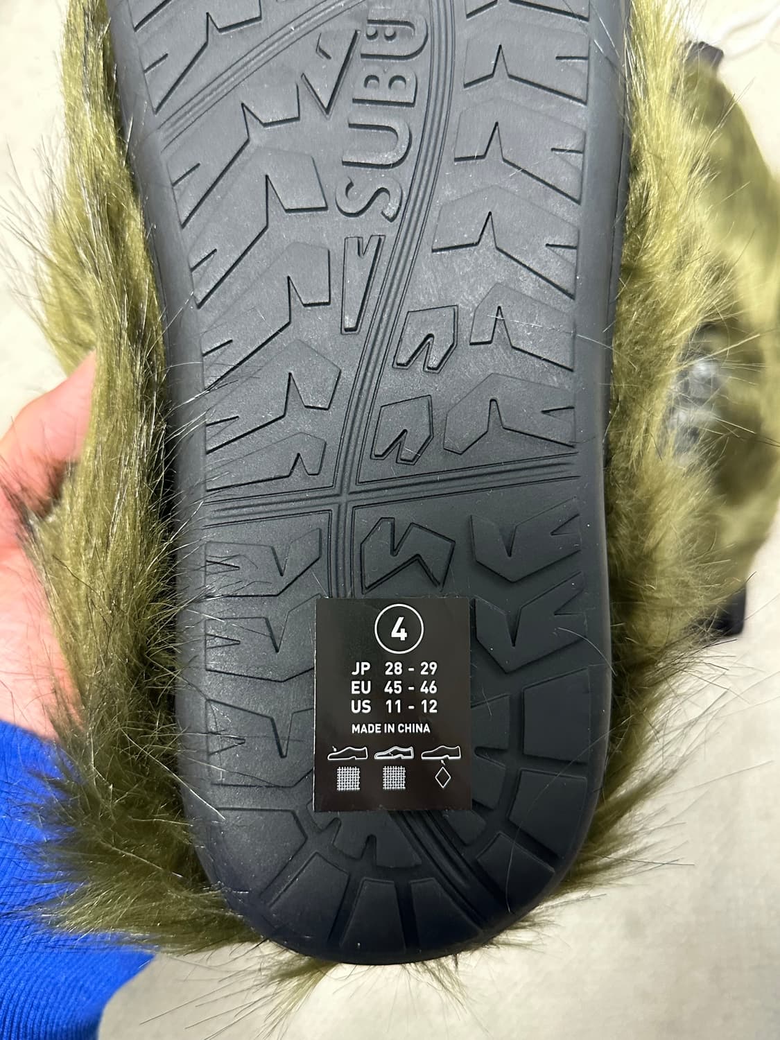 AFB 퍼 뮬 FUR MULE 280-290 사이즈 상품이미지6