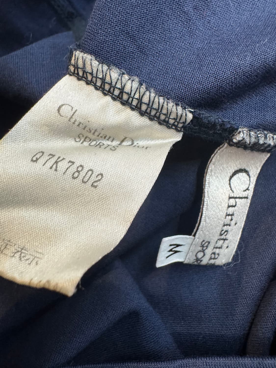 크리스찬 디올 실크100% 로고자수 긴팔 M(M) 상품이미지5