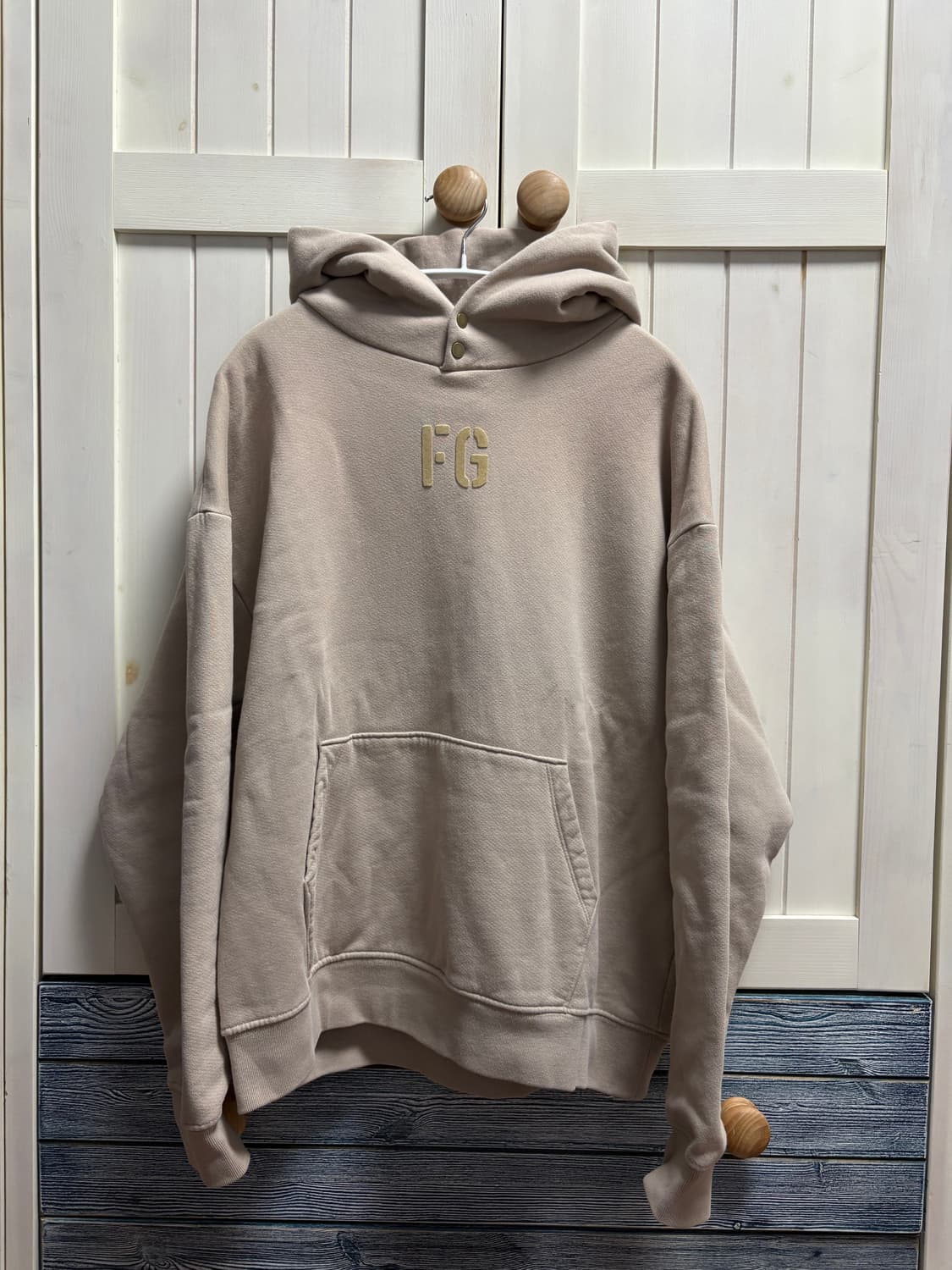 피어오브 갓 스냅 후드 베이지 s 사이즈 상품이미지1