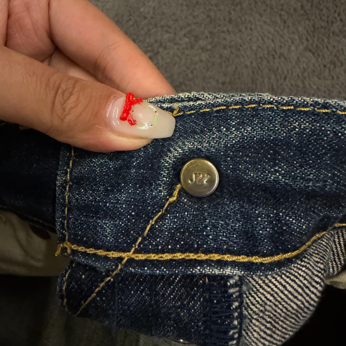 [정품/30X36] 리바이스 재팬 빅Es702XX 셀비지 데님 팬츠 상품이미지6