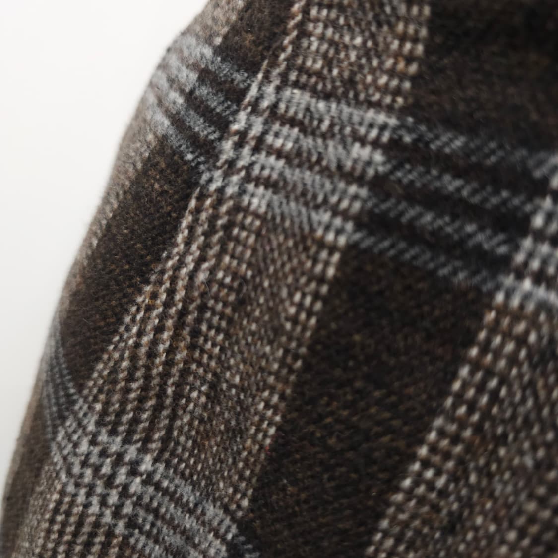 울 체크 앞트임 플레어 스커트 상품이미지9