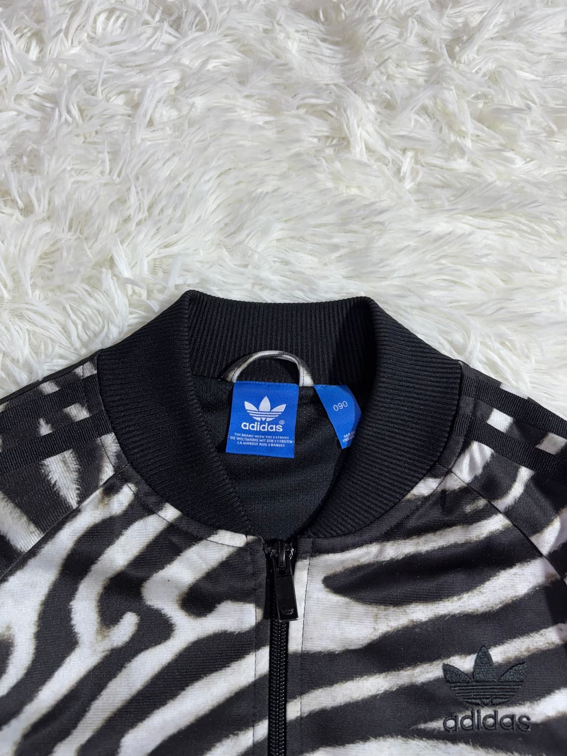 아디다스 지브라 패턴 빅로고 트랙탑  상품이미지8