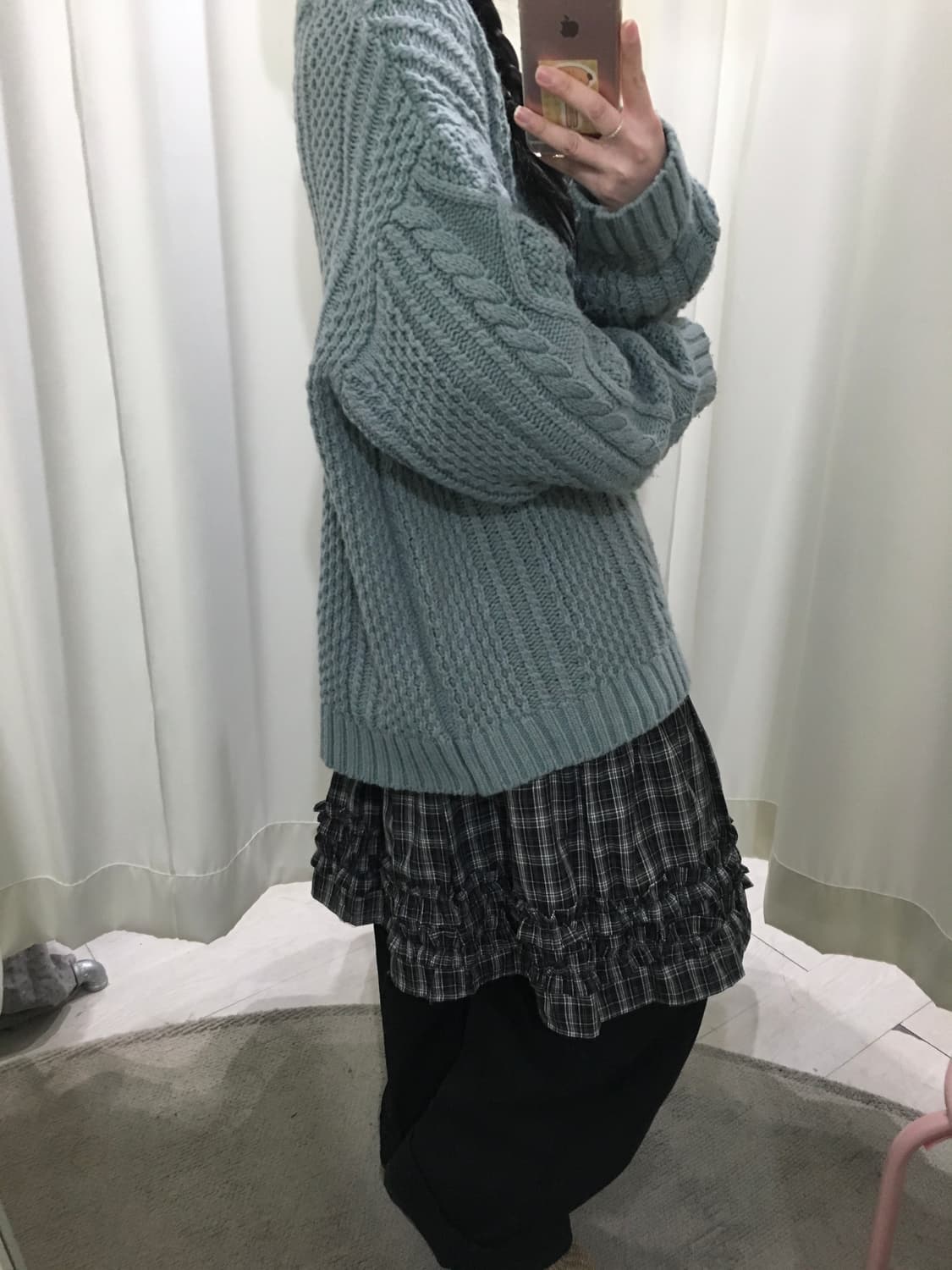 rageblue 꽈배기 오버핏 니트 상품이미지7