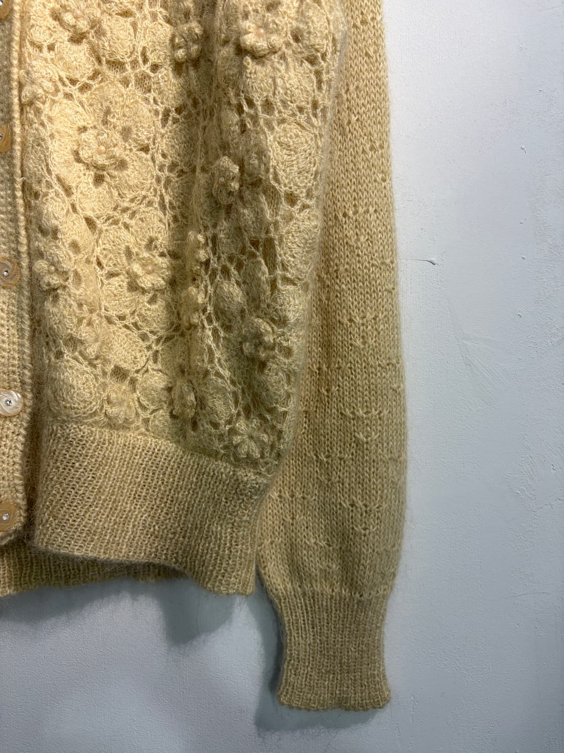 Wool 50% 펀칭가디건 L 상품이미지5