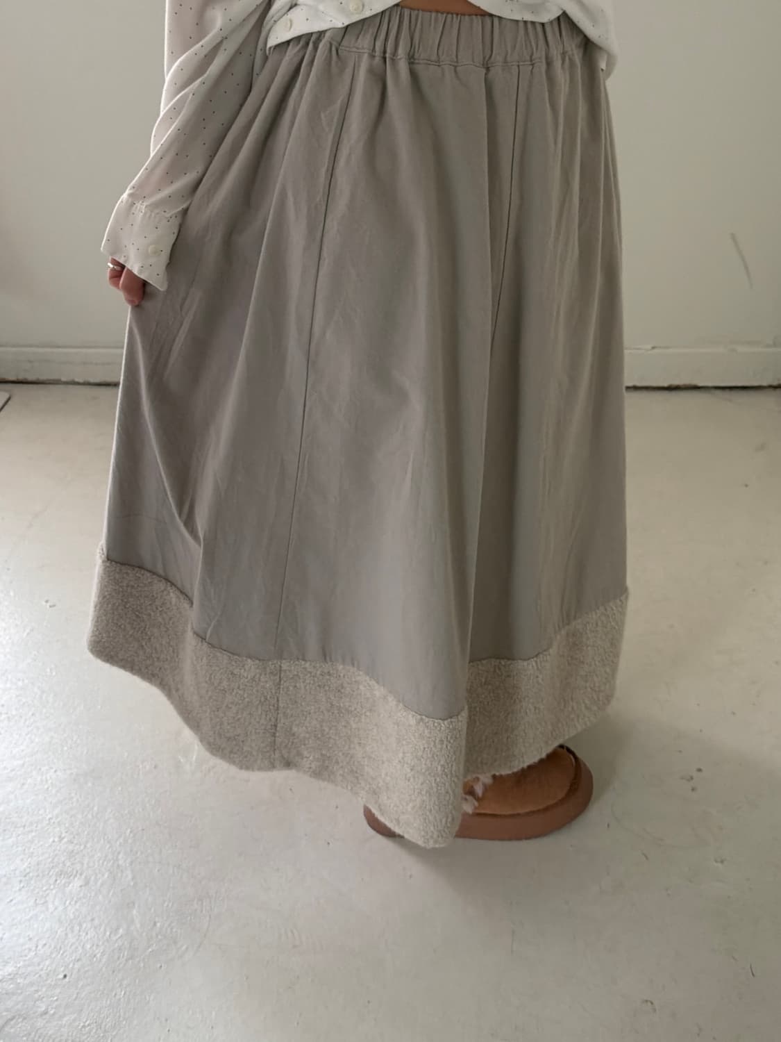 일본빈티지 모리 후리스 롱스커트 상품이미지2