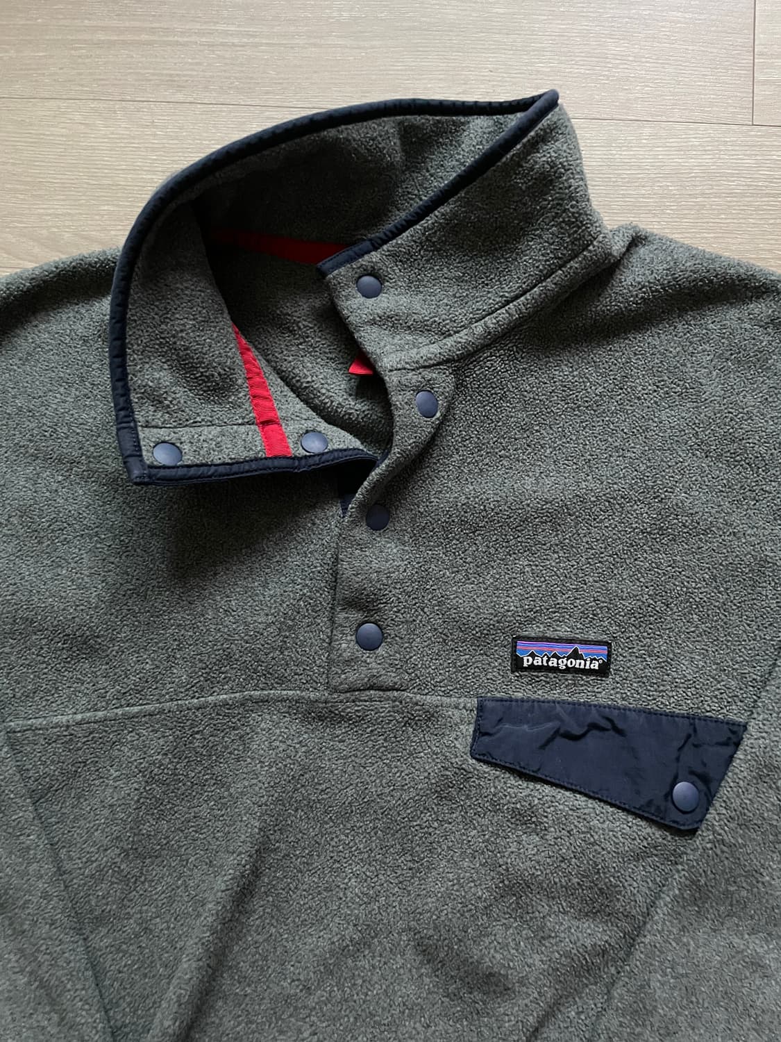 파타고니아 신칠라 니켈 네이비 그레이 플리스 patagonia 상품이미지4