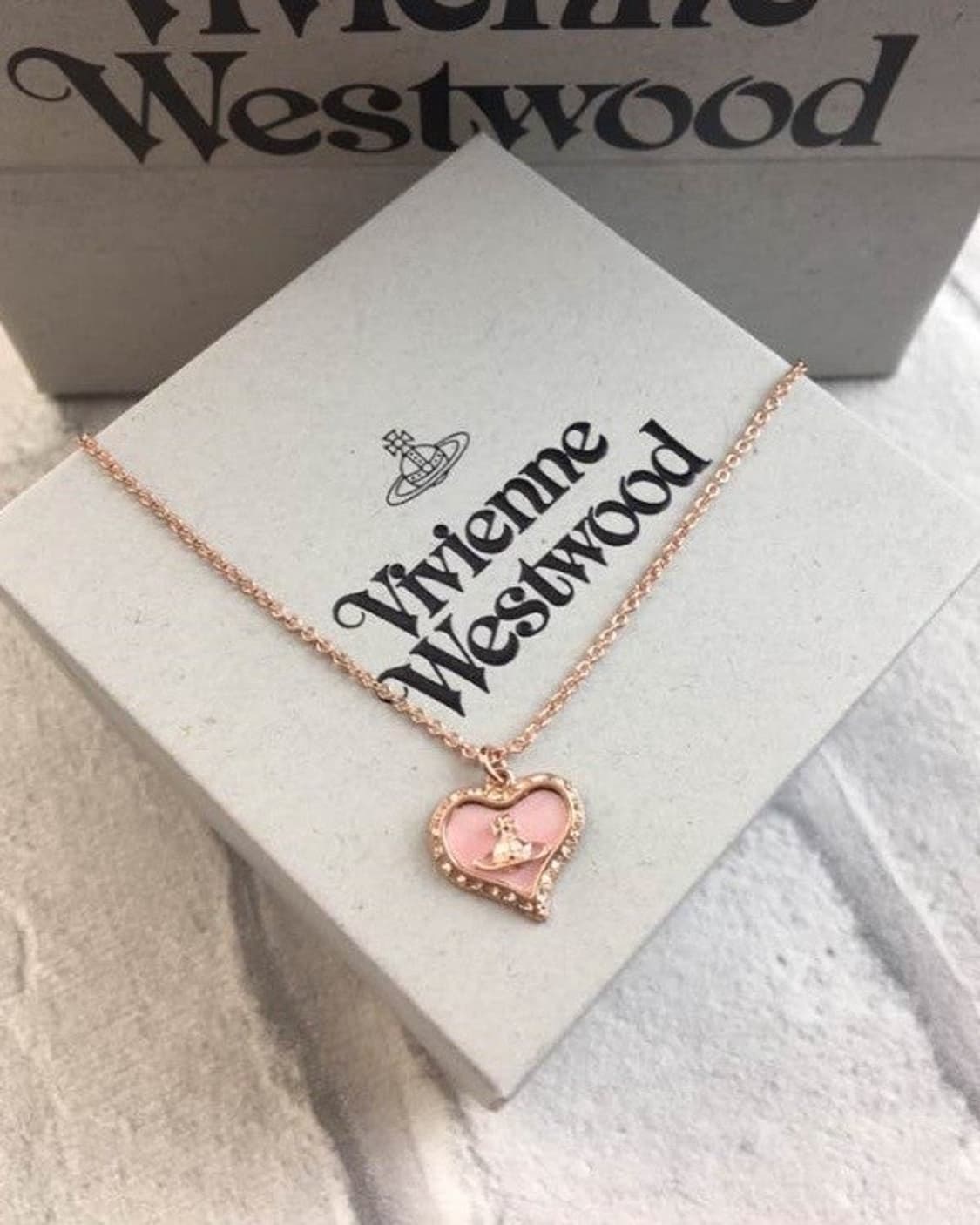 비비안웨스트우드 페트라 목걸이 핑크골드(풀박) 상품이미지1