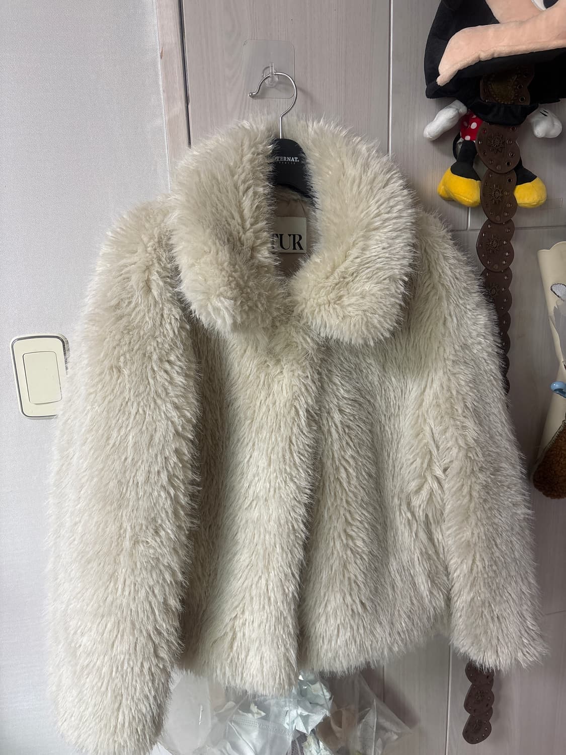 세터 퍼 자켓 페이크 퍼 상품이미지1