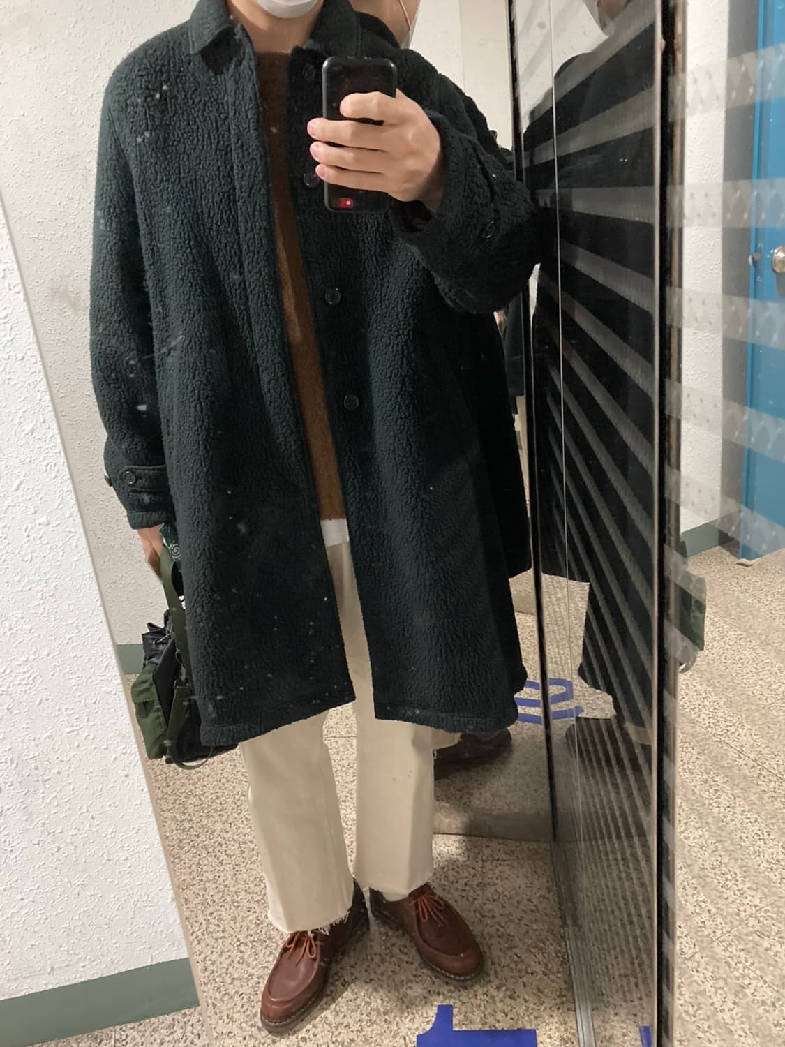 언더커버 18aw POLARTEC 코트 블랙 3사이즈 상품이미지10