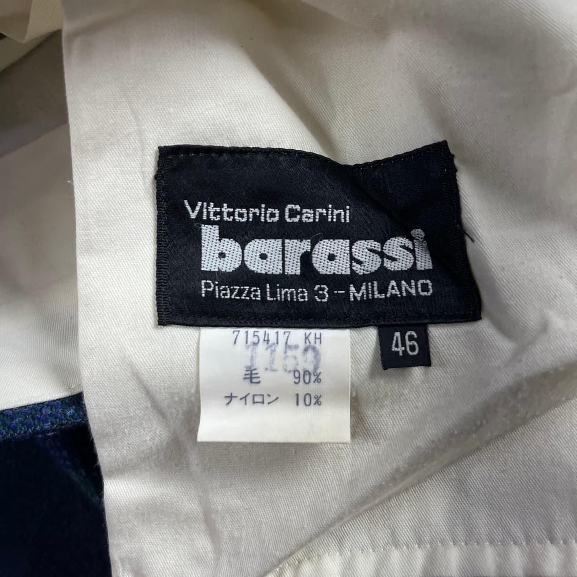 90s barassi 빈티지 체크 플리츠팬츠 (실측확인) 상품이미지5