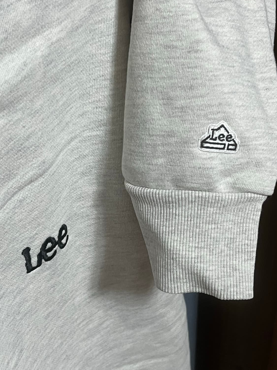 lee 회색 후드집업입니다! M사이즈 사용감X 상품이미지2