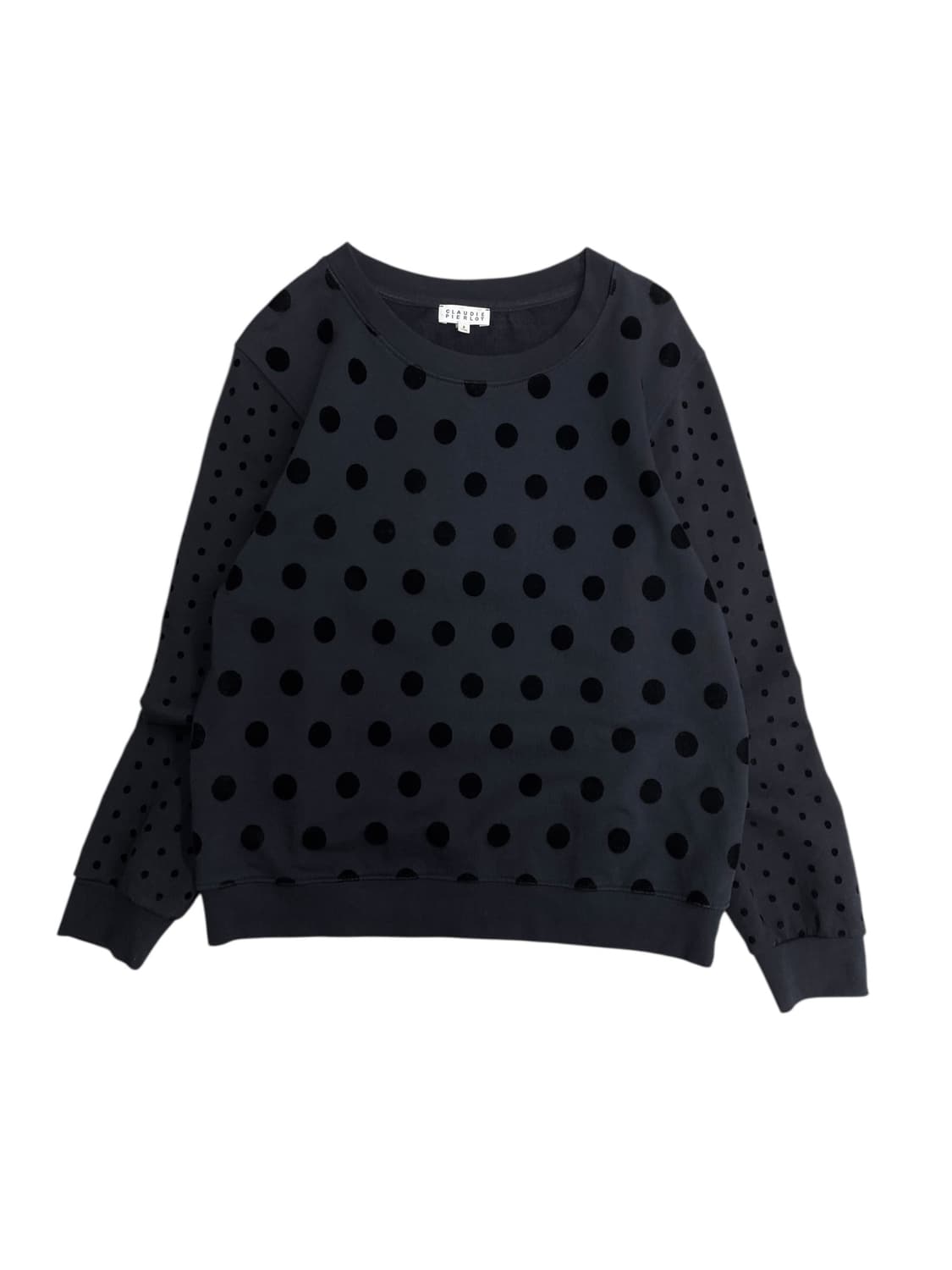 polka dot sleeve 상품이미지1