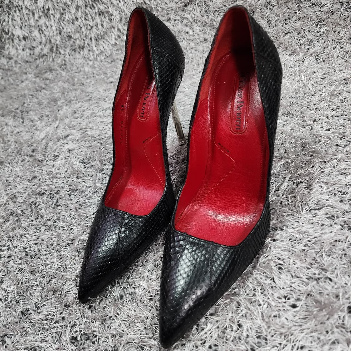 체사레 파치오티 파이톤 하이힐 36 상품이미지3