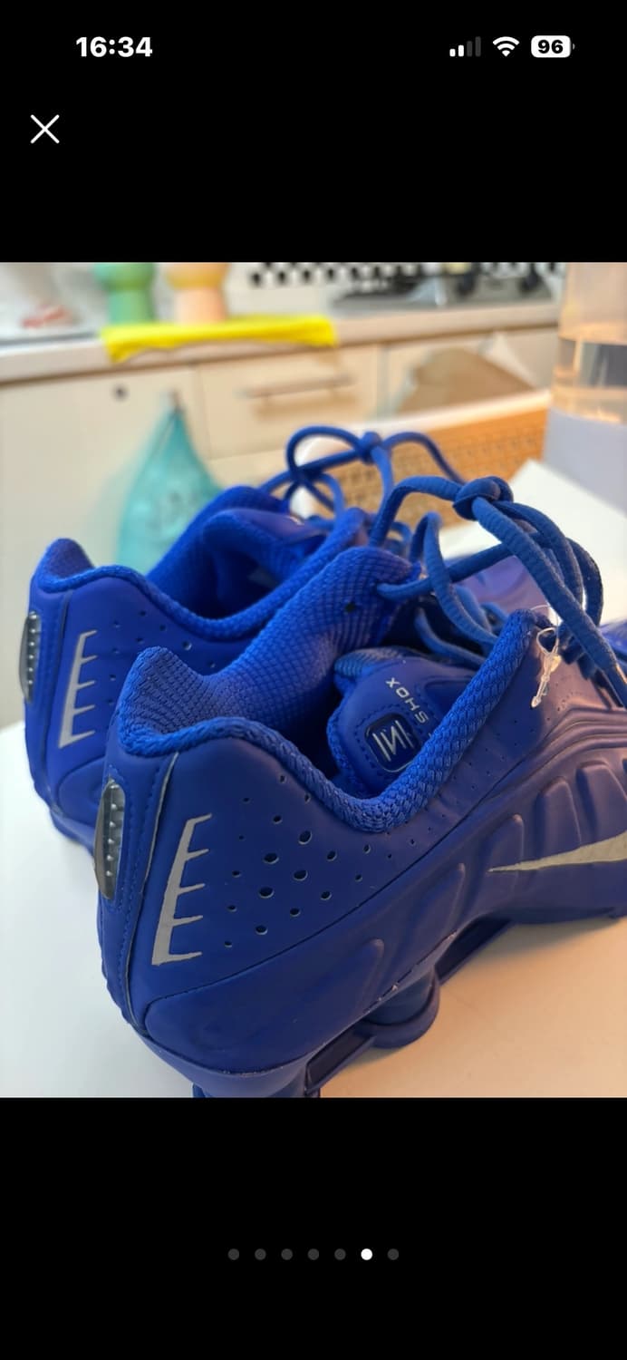 (Kasina 카시나) Nike W SHOX R4 나이키 블루 blue 상품이미지6