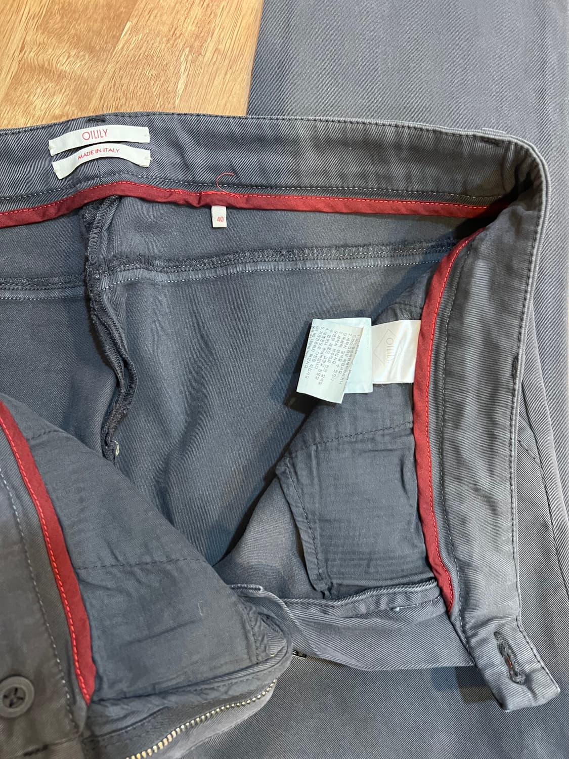 오일릴리 여자 차콜그레이 코튼팬츠 슬랙스 상품이미지6